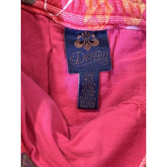 Vintage Y2K Dereon Baby Skirt 3-6 Months Pink Hearts Fleur de Lis Ruffle Hem - Picture 5 of 5